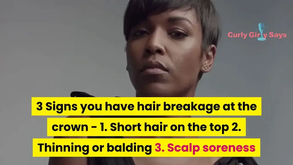 'Video thumbnail for How to fix Hair breakage at the crown and Identify the cause'