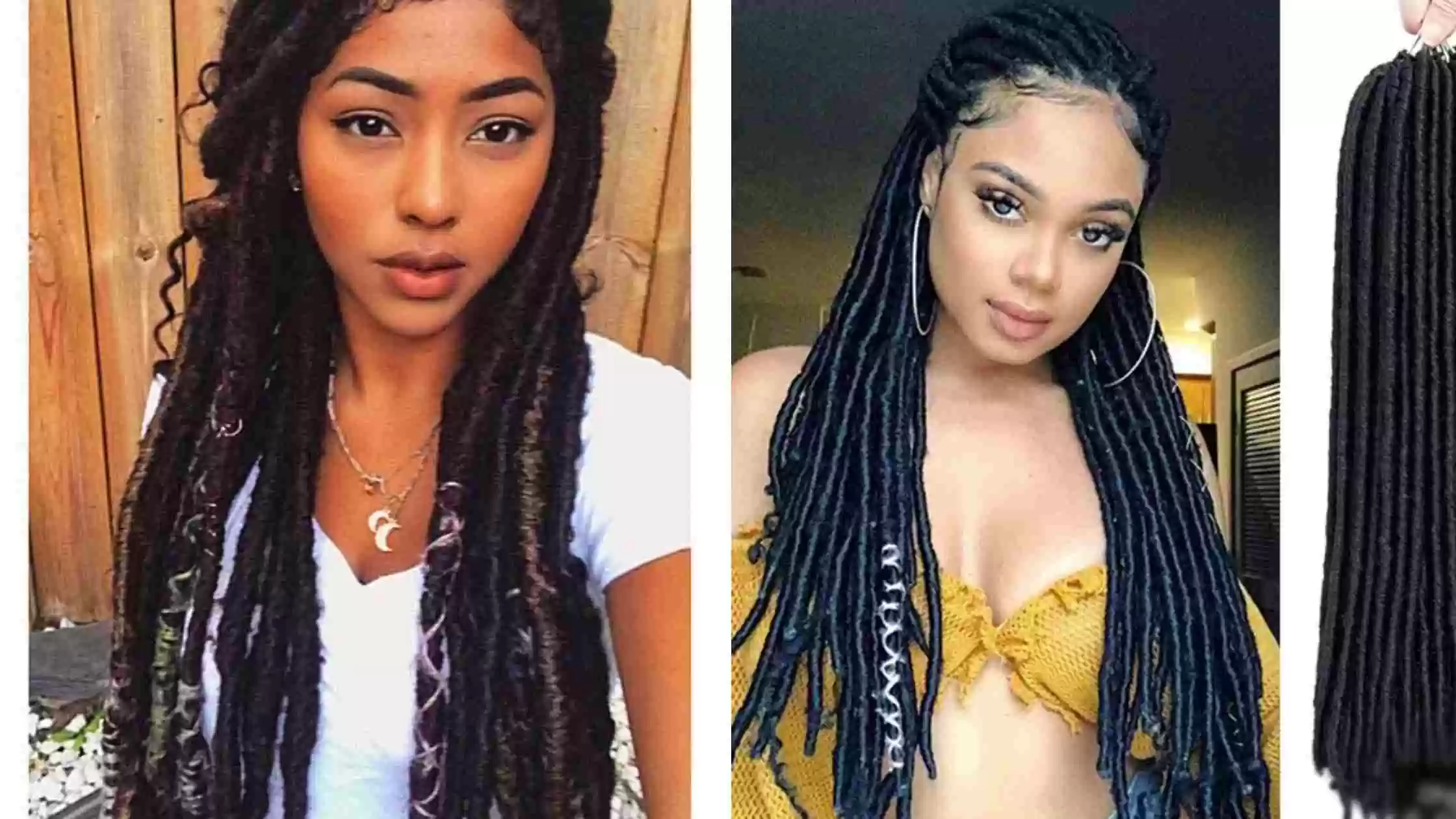 difference between faux locs and goddess locs