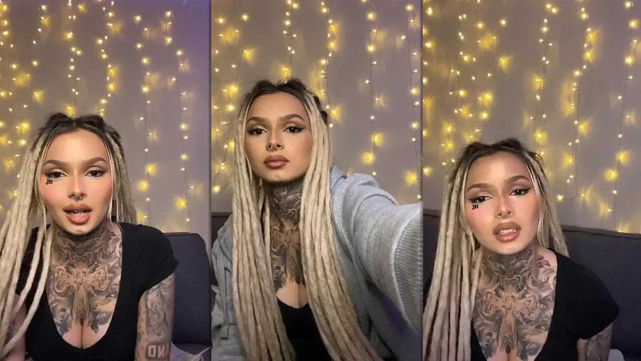 zhavia is american singer and songwriter from norwalk, california. look at her dreadlocks