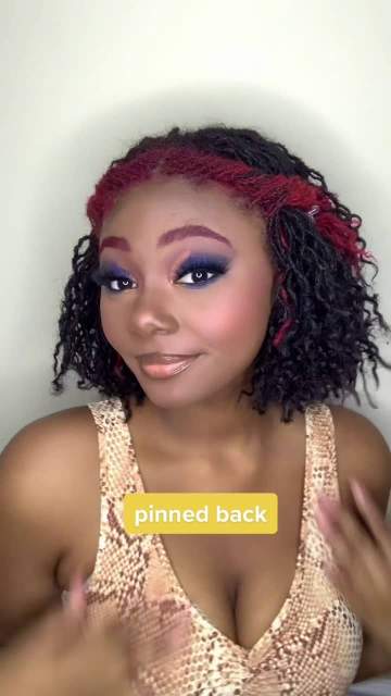 pinned back - 2022 sisterlocks style