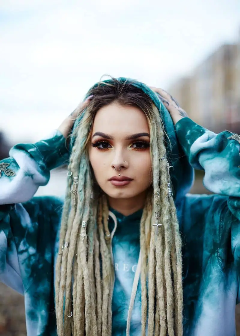 zhavia ward dreadlocks - she said she has extensions though 