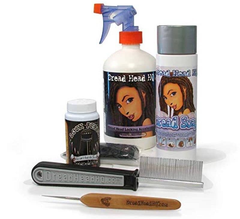waxless dread kit for dreadlocks by dreadheadhq  : in the beginning you'll be able to use a small amount of butta to keep your fuzz at bay
