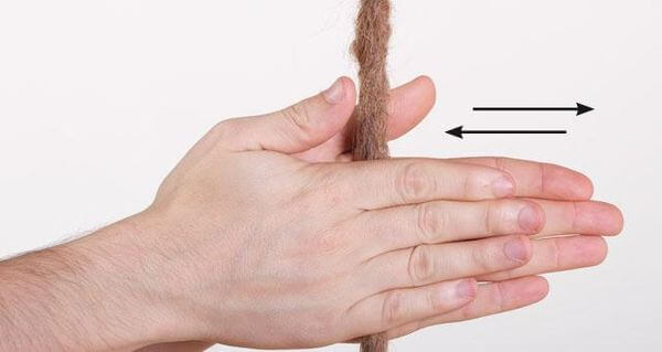  palm rolling will tighten the locks and keep them from becoming loose and tangled.