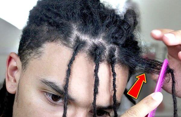 tight and re-tighten dreadlock 