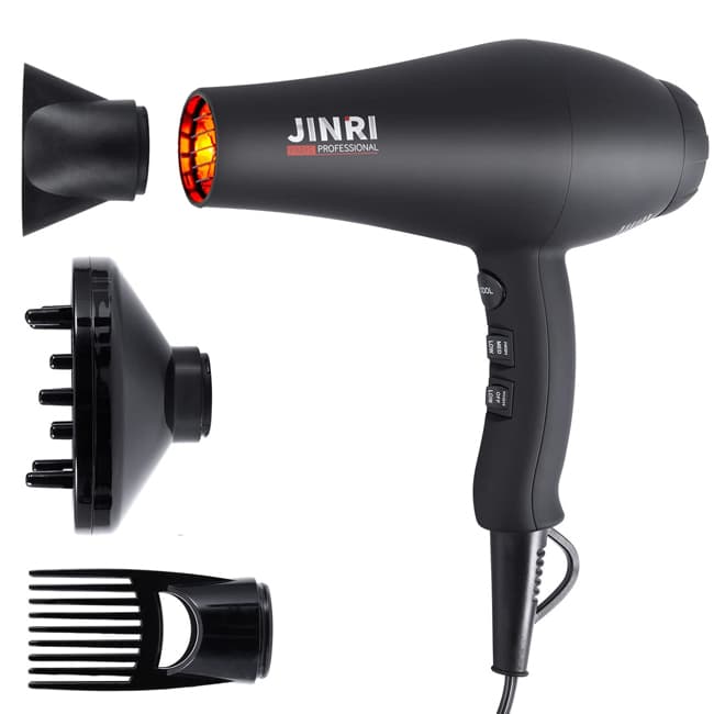 jinri hair dryer 1875w to use at low power for your dreadlocks