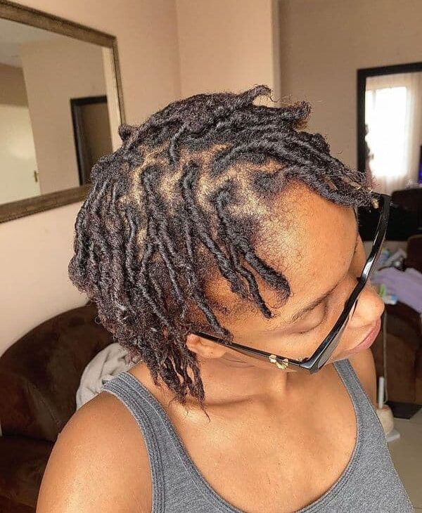 60 dreads na etapa inicial