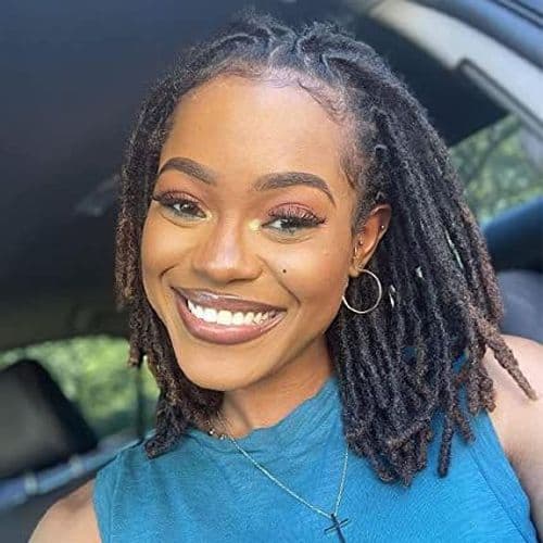 6o locs with half centimeneter head real life examples htwdreads - extensões dreadlocks