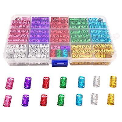 5 best dreadlock beads and cuffs to style your locs in 2026 - htwdreads - how to grow healthy dreadlocks messen 170-piece pack of multicolor aluminium dreadlock cuffs