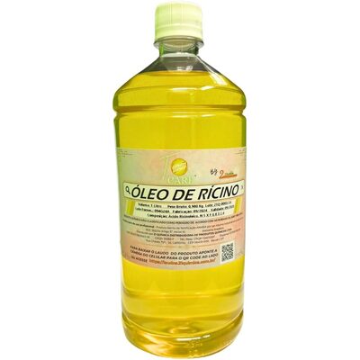 óleo de rícino 1 litro (formato grande)