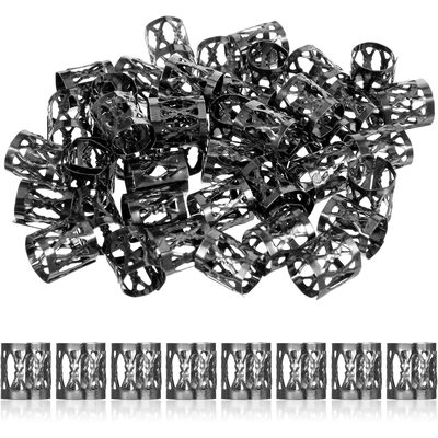 5 best dreadlock beads and cuffs to style your locs in 2026 - htwdreads - how to grow healthy dreadlocks set of 50 matte black metal tube beads for dreadlocks