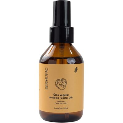 dermopac óleo de rícino 100% puro prensado a frio 100 ml