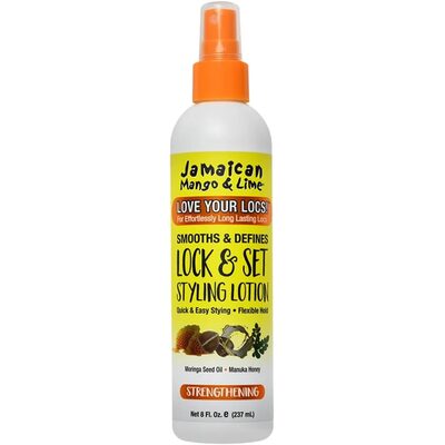 jamaican mango & lime lock & set styling lotion