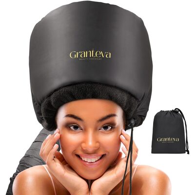 hooded hair dryer attachment — loc salon equipment for hands-free drying
