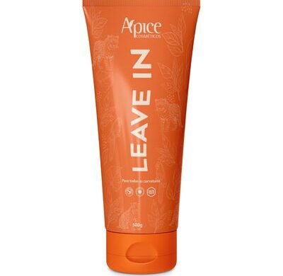 ápice leave-in condicionante 300g - proteção térmica, filtro solar e antifrizz para todas as curvaturas