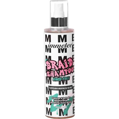 immetee leave-in shampoo para trenzas y dreadlocks con aloe vera, aceite de oliva y árbol de té, hidratante 250ml