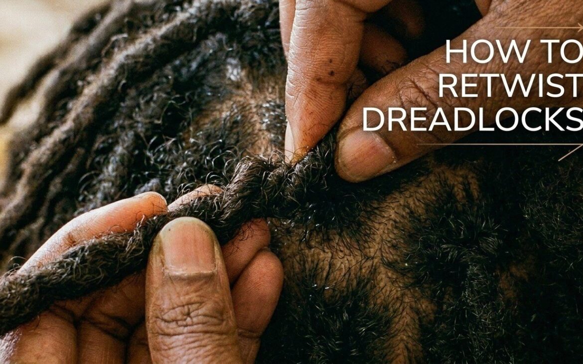 dreadlocks retwisten thuis: complete stap-voor-stap gids how to retwist locs at home — step-by-step technique for neat dreadlocks