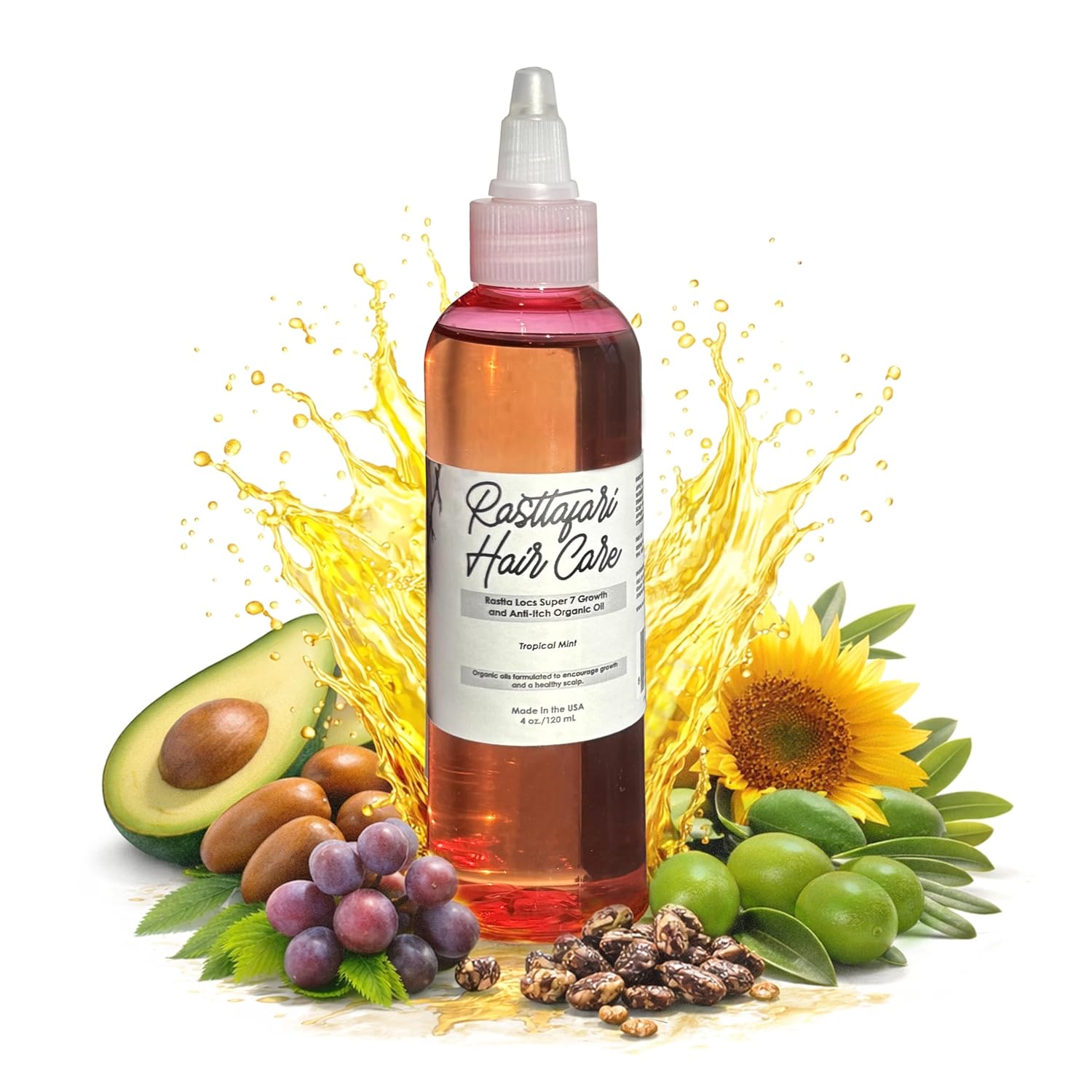rastta locs super 7 growth oil multi-oil blend for locs